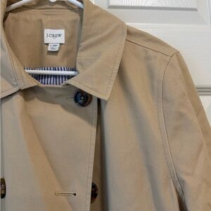J. Crew Classic Beige Trench Coat
